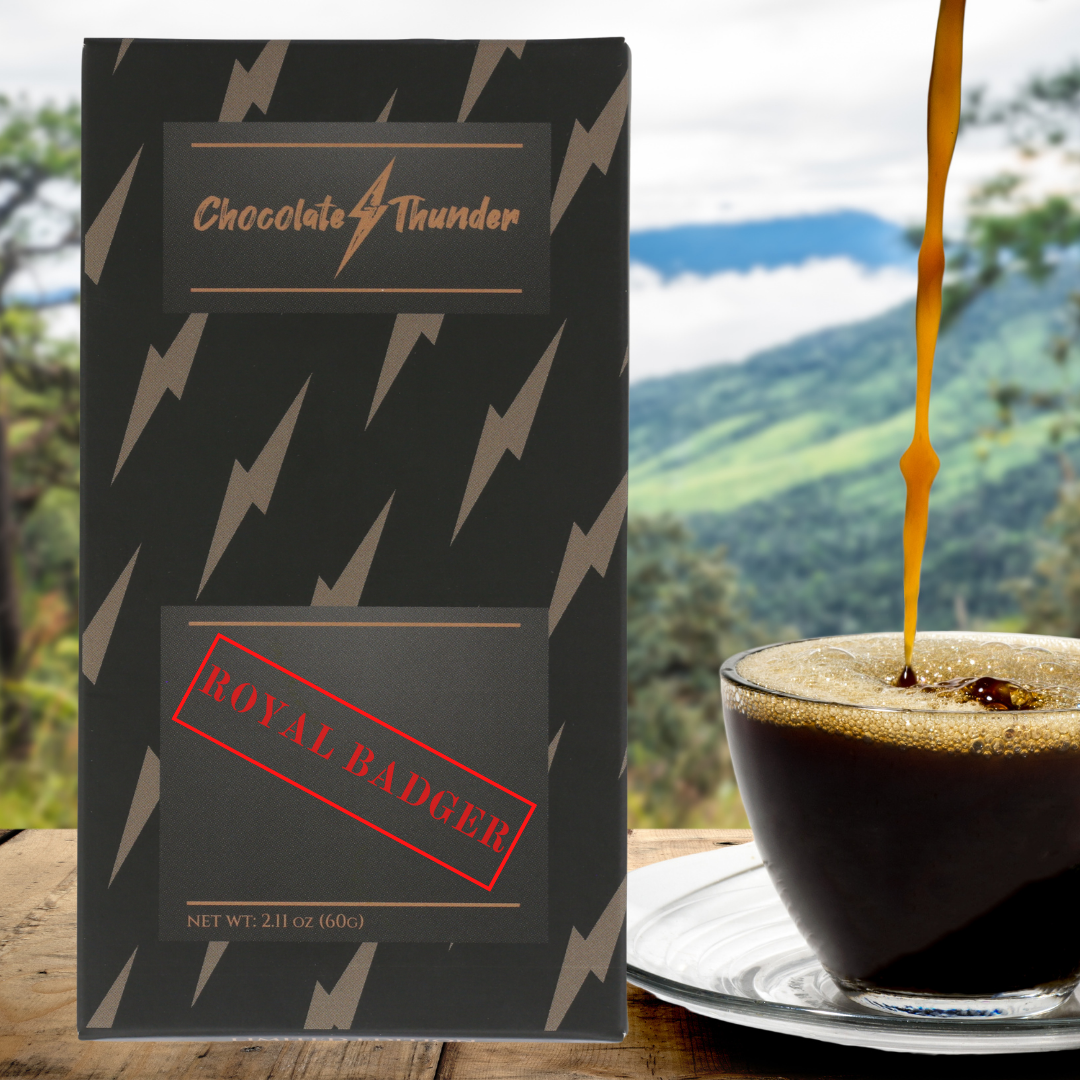 Sumatra Royal Badger Satya Coffee - 65% Dark Chocolate - Limited Batch