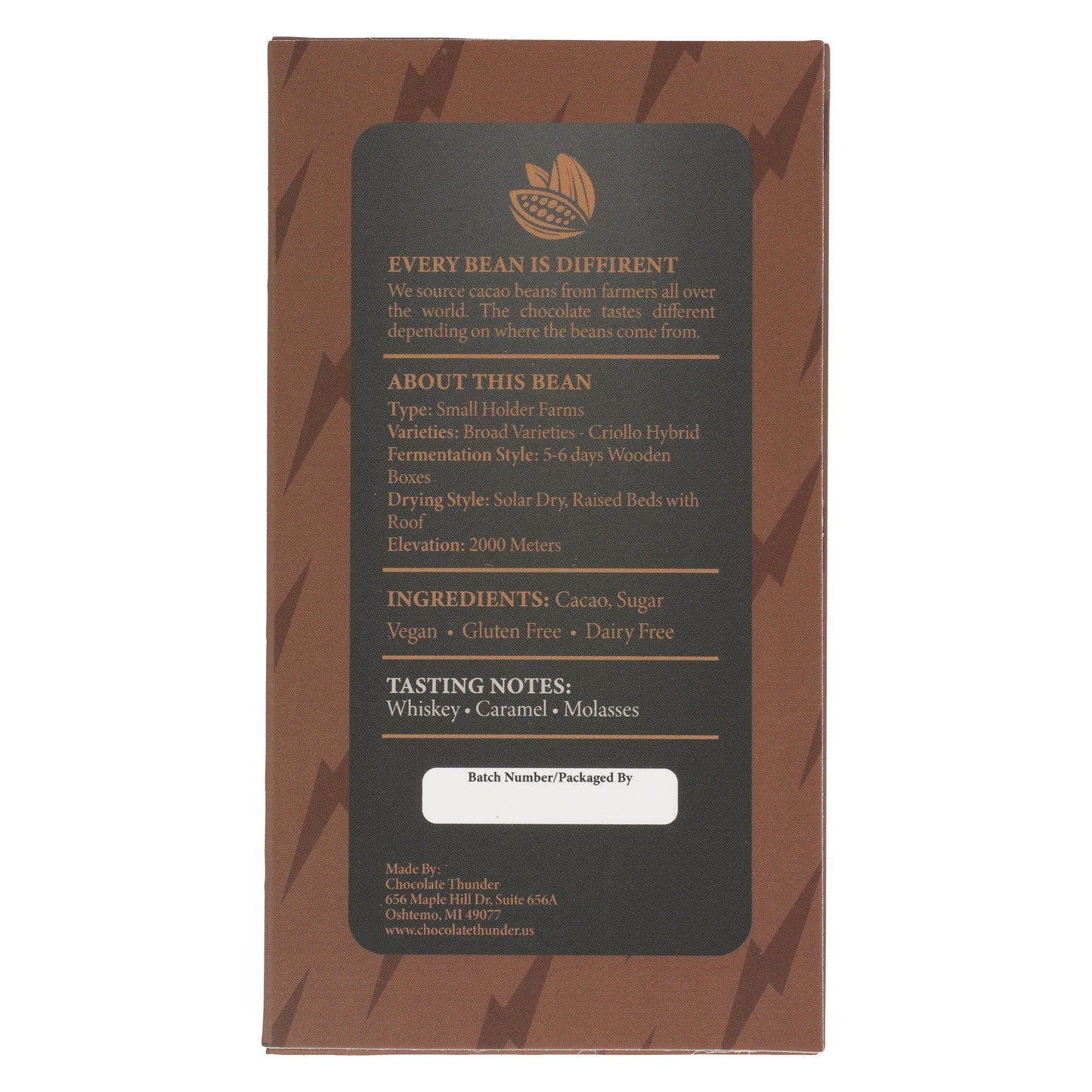 Tumaco Colombia - 70% Dark Chocolate